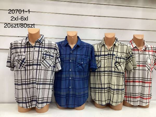 Koszula męska Roz 2XL-6XL, Mix Kolor Paczka 15 szt
