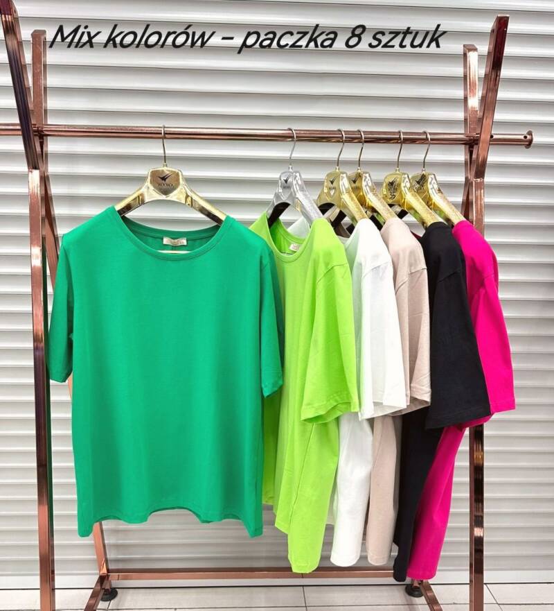 Bluzki damskie (Turecki produkt) Roz Standard, Mix Kolor Paczka 8 szt 1