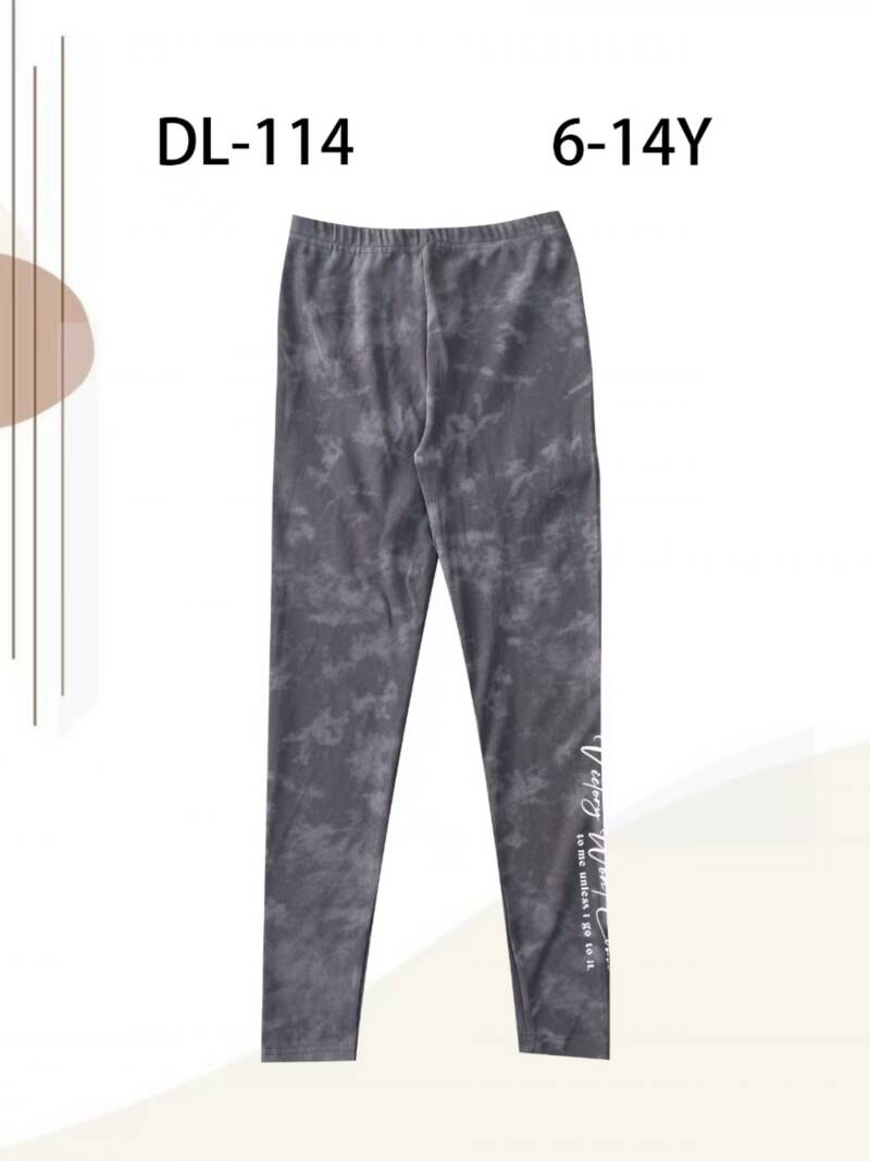 Leginsy dziewczęcy. Roz 6-14, Mix Kolor Paczka 5 szt.