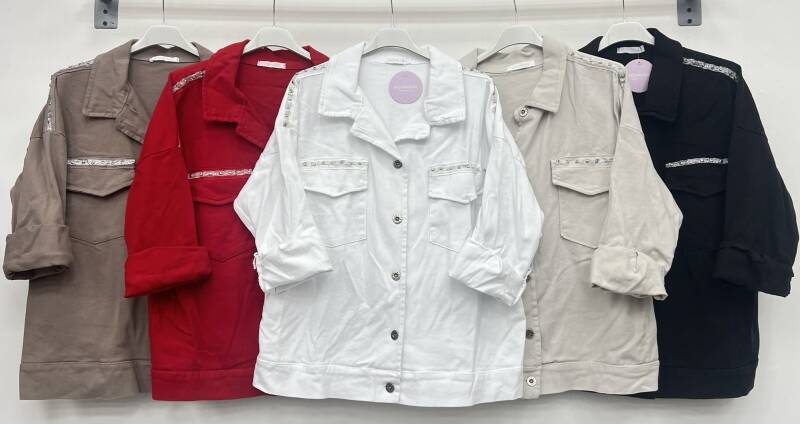 Koszule damskie (Włoskie produkt) Roz Standard, Mix Kolor Paczka 5 szt 1