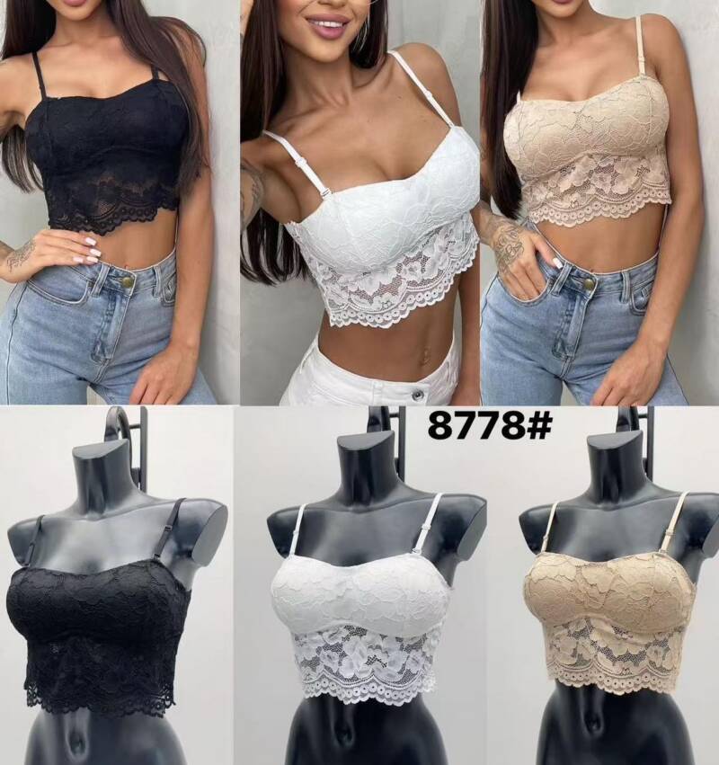 Topy damskie (Włoskie produkt) Roz Standard, Mix Kolor Paczka 5 szt 1