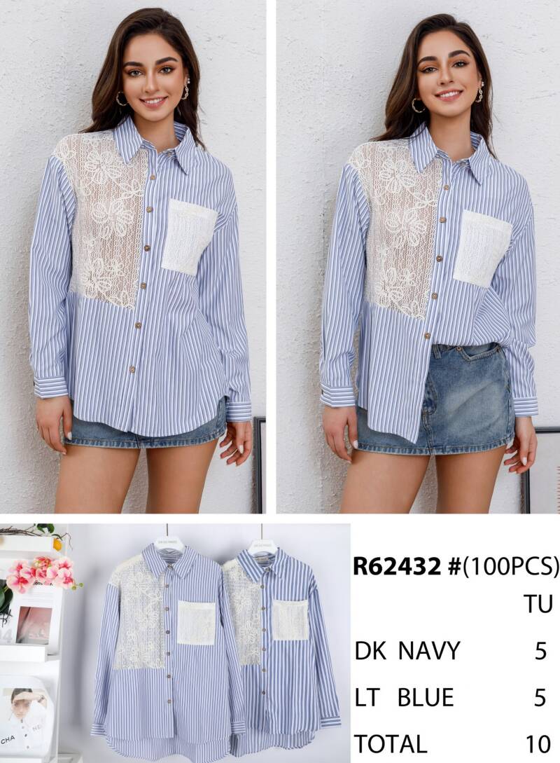 Koszula damska (Francja produkt) Roz Standard, Mix Kolor, Paczka 10 szt