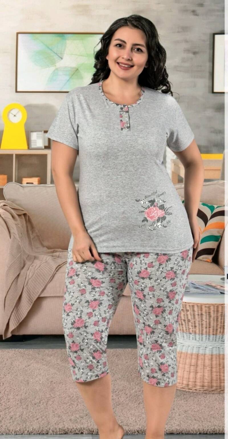 Piżama Damskie Roz L-4XL, 1 Kolor Paczka 8 szt 1