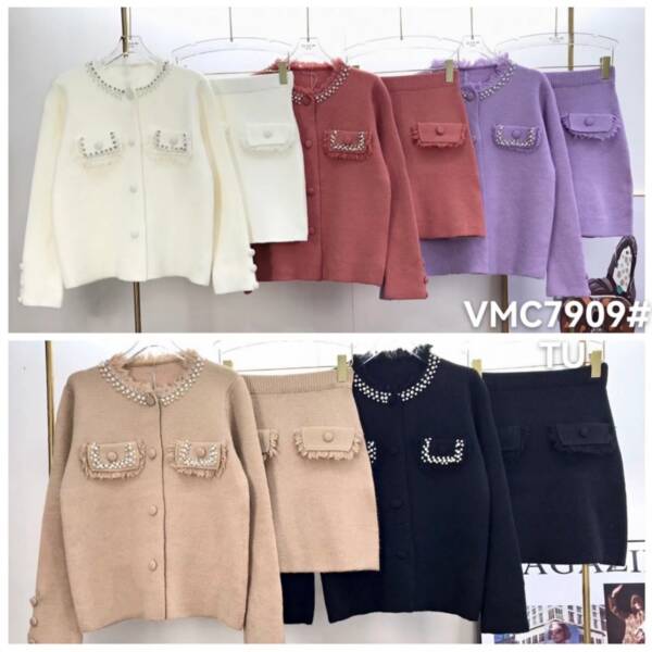 Swetry damskie (Francja produkt) Roz Standard, Mix Kolor Paczka 6 szt 1