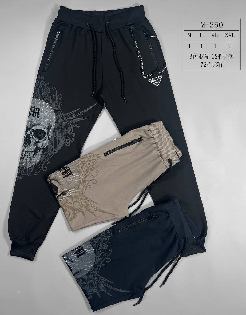 Spodnie dresowe meskie Roz M-2XL, Mix Kolor Paczka 12 szt 1