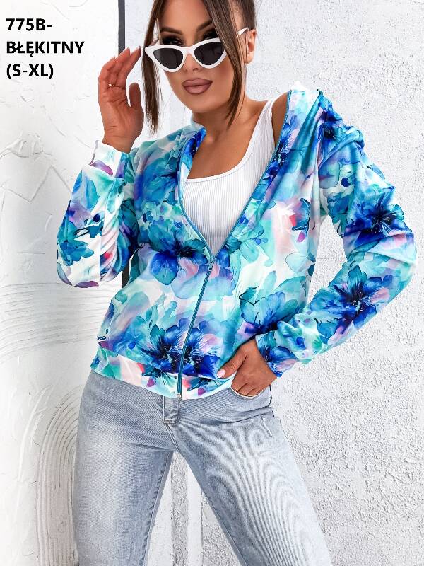 Bluza damskie (Polska produkt) Roz S-XL Paczka 5 szt /1 Kolor 1