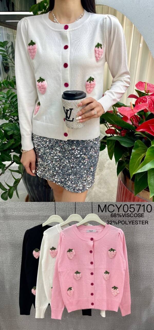 Swetry damskie (Francja produkt) Roz Standard, Mix Kolor Paczka 6 szt 1