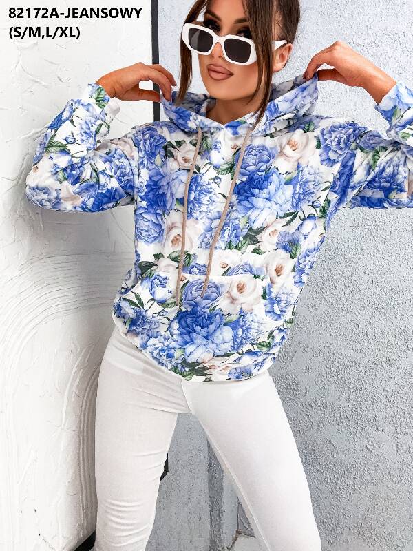 Bluza damskie (Polska produkt) Roz S/M-L/XL Paczka 5 szt /1 Kolor