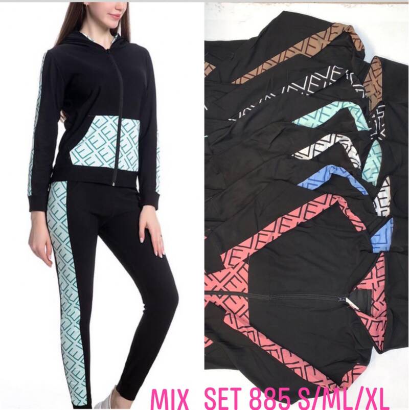 Komplet damskie Roz S/M-L/XL, Mix Kolor Paczka 12 szt 1