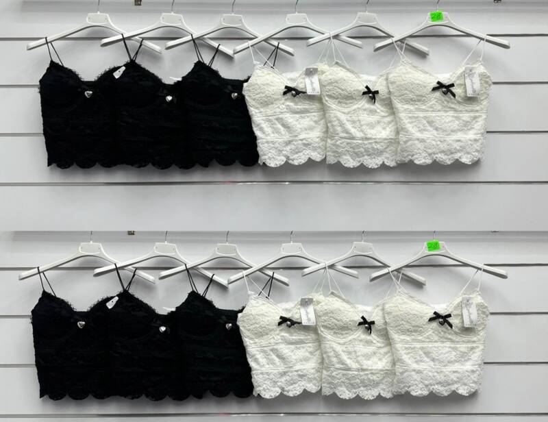 Topy damskie (Włoskie produkt) Roz Standard, Mix Kolor Paczka 5 szt 1