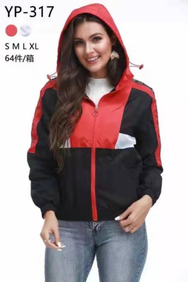 Kurtki damskie cienki Roz S-XL, 1 Kolor Paczka 12 szt