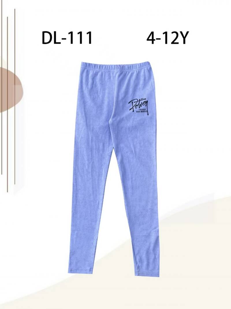 Leginsy dziewczęcy. Roz 4-12, Mix Kolor Paczka 5 szt. 1