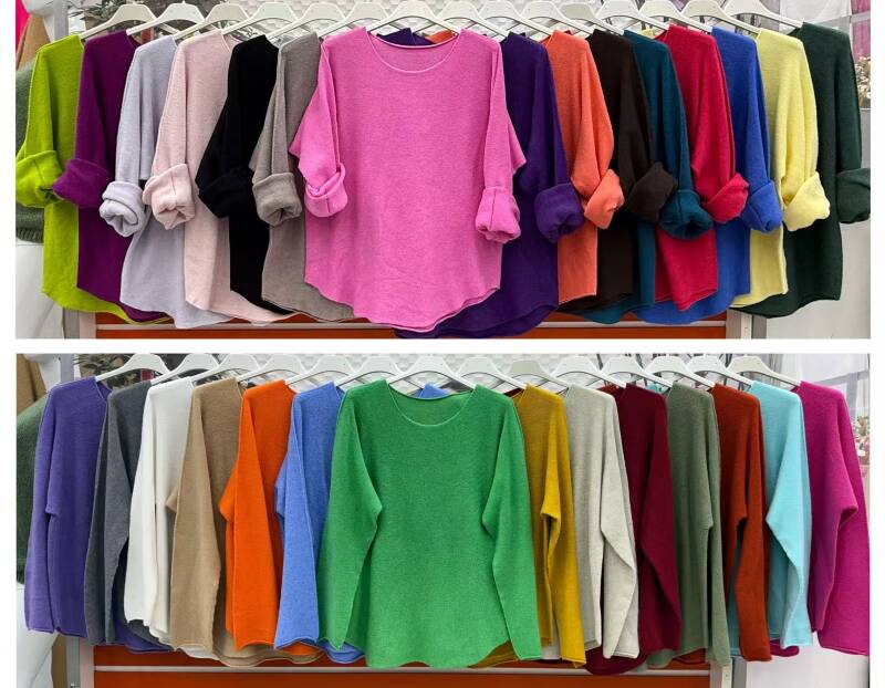 Swetry damskie (Włoskie produkt) Roz Standard, Mix Kolor Paczka 5 szt 1