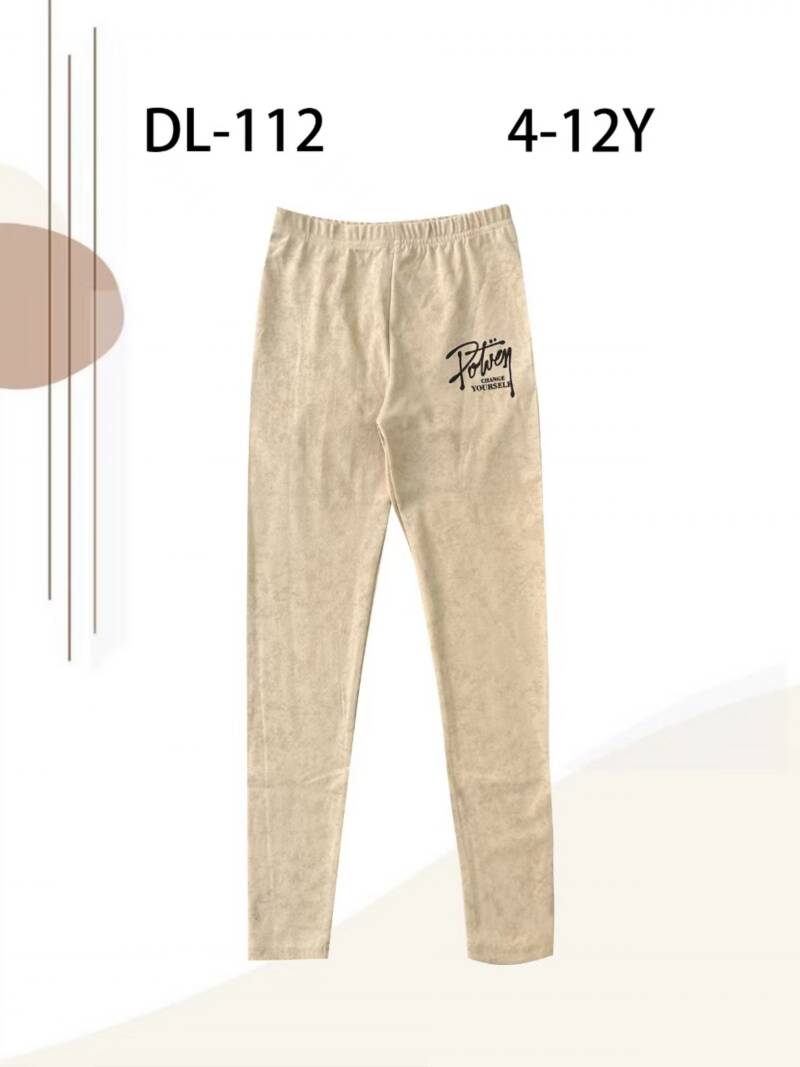 Leginsy dziewczęcy. Roz 4-12, Mix Kolor Paczka 5 szt. 1