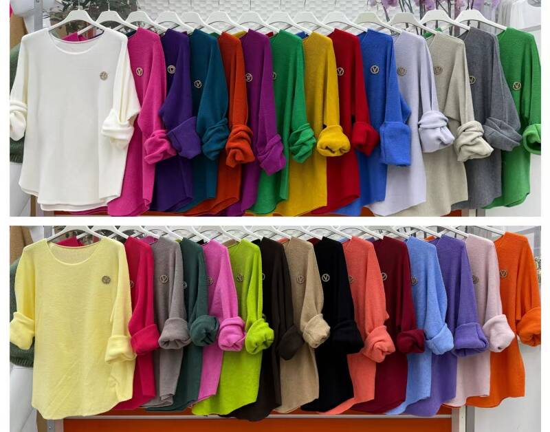 Swetry damskie (Włoskie produkt) Roz Standard, Mix Kolor Paczka 5 szt 1