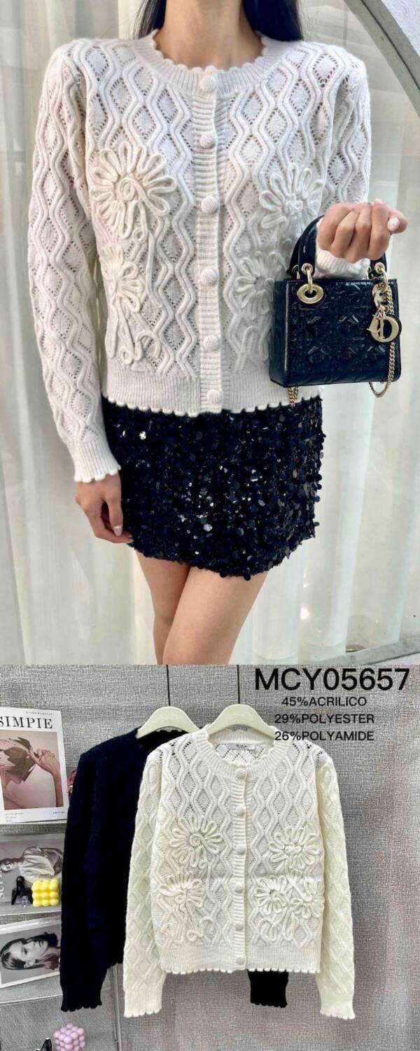 Swetry damskie (Francja produkt) Roz Standard, Mix Kolor Paczka 6 szt