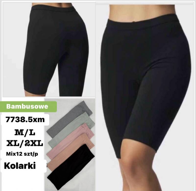 Leginsy damskie Roz M-2XL, Mix Kolor Paczka 12 szt 1