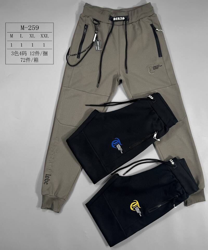 Spodnie dresowe meskie Roz M-2XL, Mix Kolor Paczka 12 szt 1