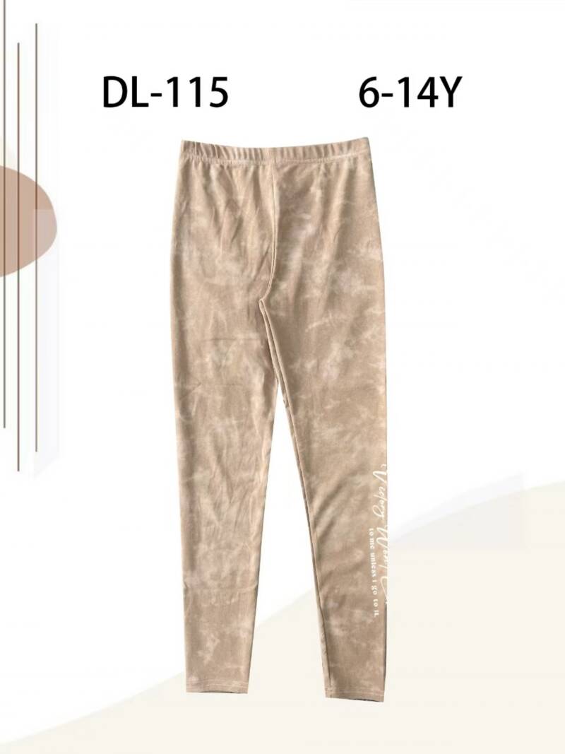 Leginsy dziewczęcy. Roz 6-14, Mix Kolor Paczka 5 szt.