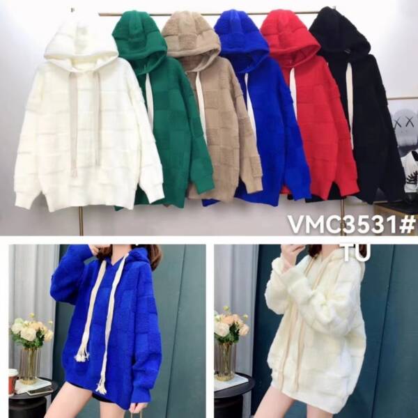 Bluza damskie  (Francja produkt) Roz Standard, Mix Kolor Paczka 6 szt