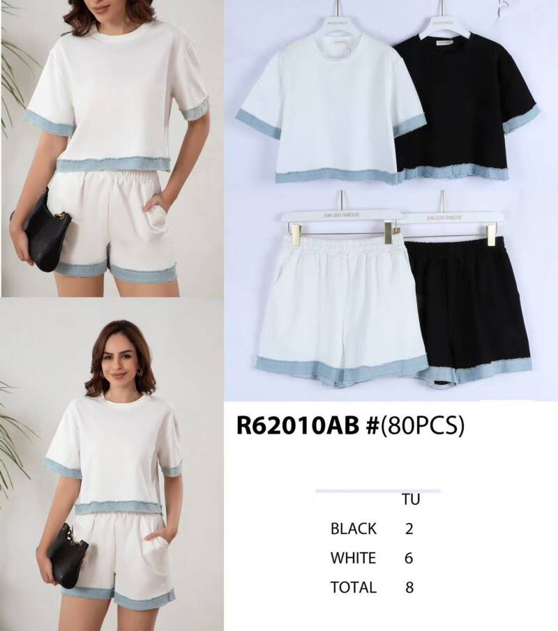 Komplet damskie (Francja produkt) Roz Standard, Mix Kolor, Paczka 8 szt