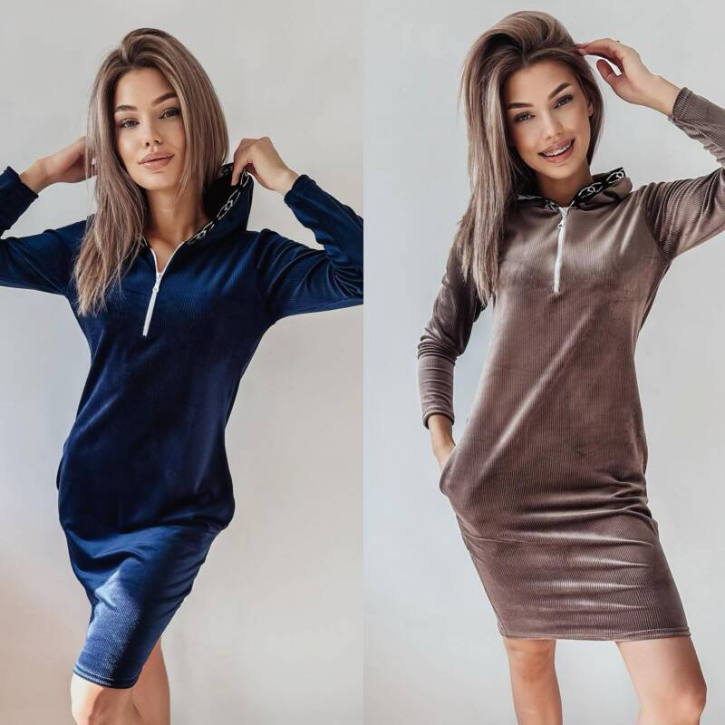 Sukienki damskie (Polska produkt) Roz 38-44 Mix Kolor Paczka 5 szt 1