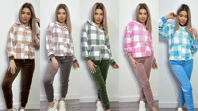 Komplet damskie (Polska produkt) Roz S-2XL. Mix Kolor Paczka 5 szt 1