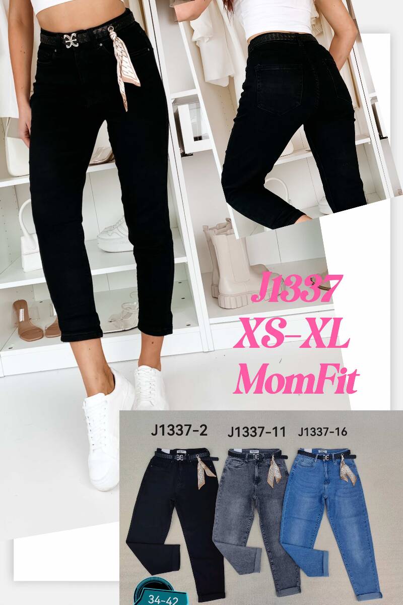 Spondnie damskie jeansy Roz XS-XL, 1 Kolor Paczka 10 szt 1