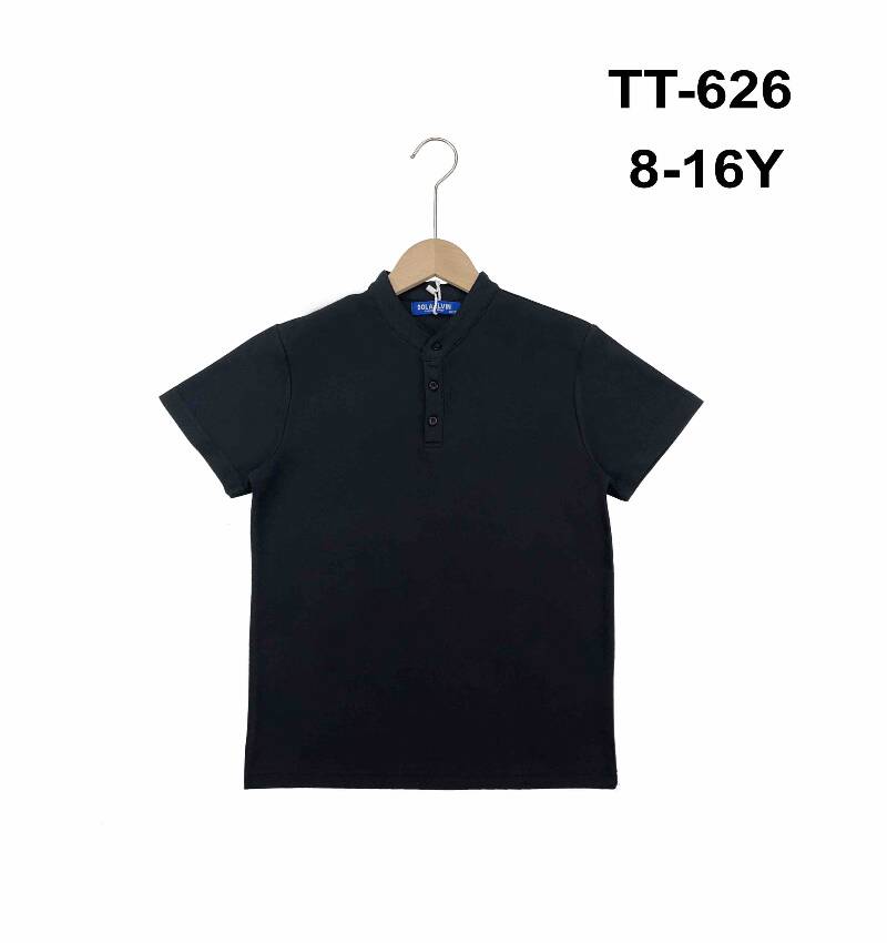 Bluzki chłopięce. Roz 8-16, Mix Kolor Paczka 5 szt.