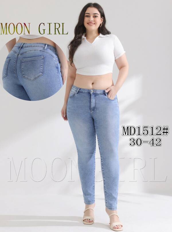 Spondnie damskie jeansy Roz 30-42, 1 Kolor Paczka 10 szt