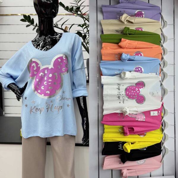 Bluzki damskie (Włoskie produkt) Roz Standard, Mix Kolor Paczka 5 szt