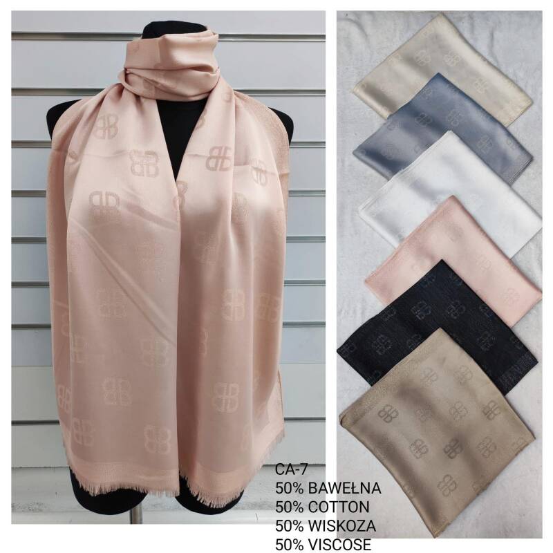 Szaliki damskie Roz Standard, Mix Kolor Paczka 12 szt