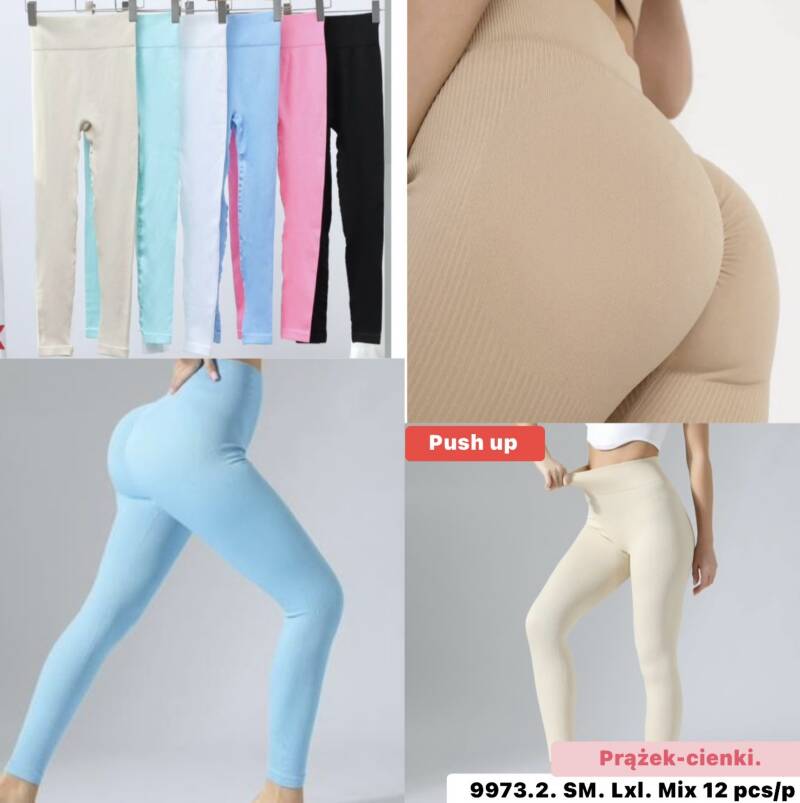 Leginsy damskie Roz S/M-L/XL-2XL, Mix Kolor Paczka 12 szt 1