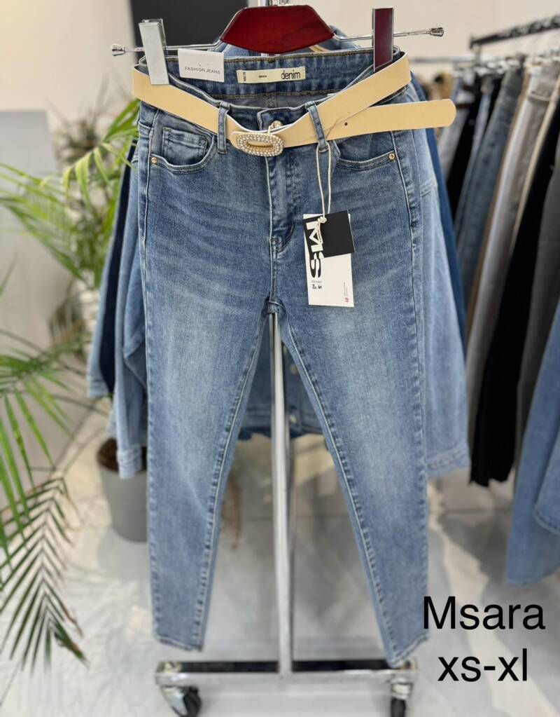 Spondnie damskie jeansy Roz XS-XL, 1 Kolor Paczka 10 szt