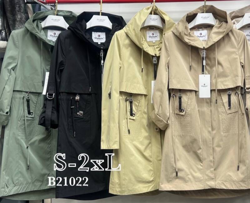 Kurtki damskie cienki Roz S-2XL, 1 Kolor Paczka 5 szt