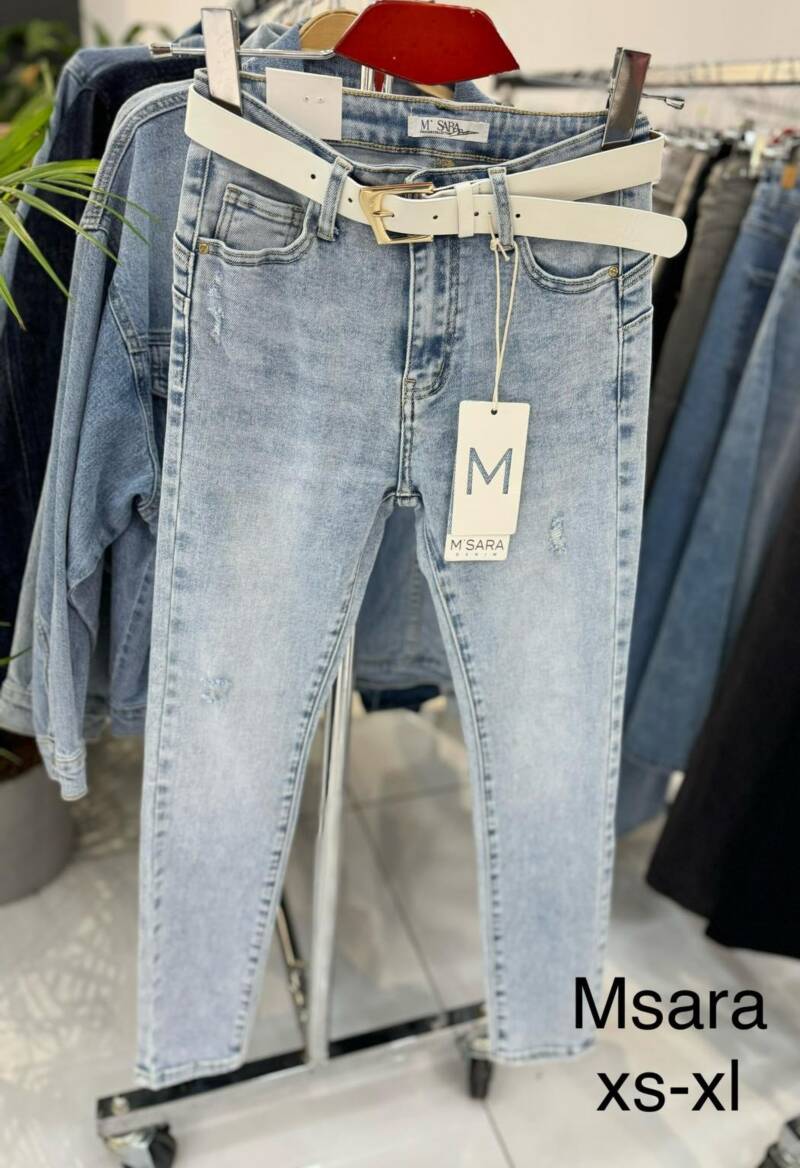 Spondnie damskie jeansy Roz XS-XL, 1 Kolor Paczka 10 szt