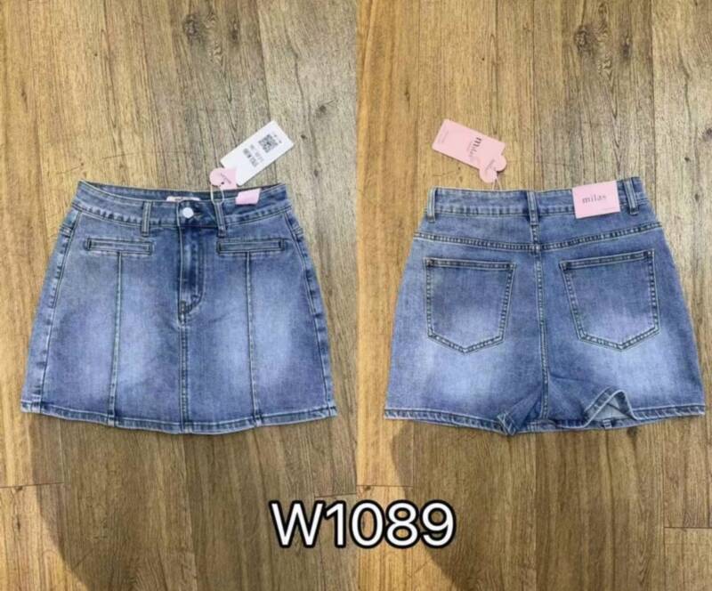 Szorty damskie jeansy Roz XS-XL, 1 Kolor Paczka 10 szt 1