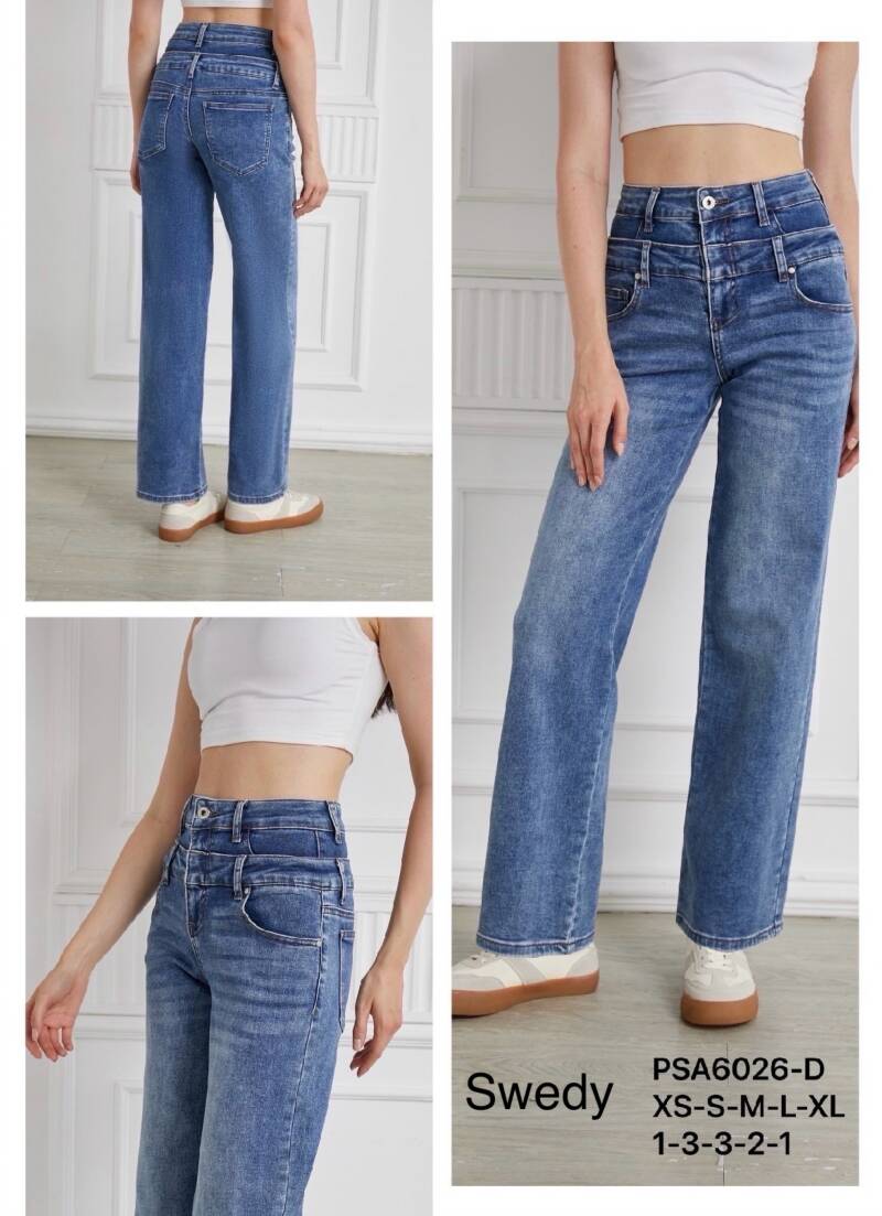 Spondnie damskie jeansy Roz XS-XL, 1 Kolor Paczka 10 szt 1