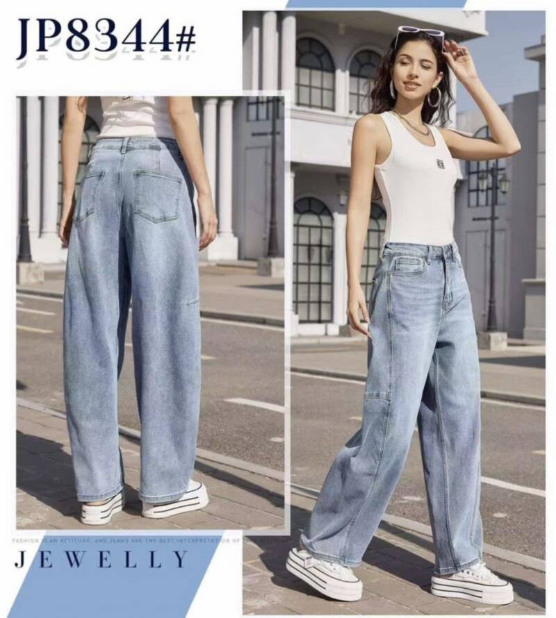 Spodnie damskie jeansy Roz XS-XL, 1 Kolor Paczka 12 szt 1