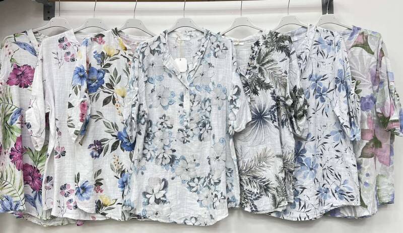 Bluzki damskie (Włoskie produkt) Roz Standard, Mix Kolor Paczka 5 szt