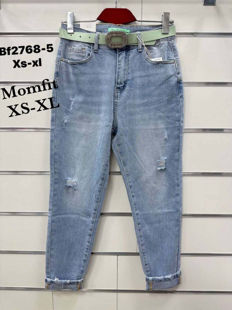 Spondnie damskie jeansy Roz XS-XL, 1 Kolor Paczka 10 szt