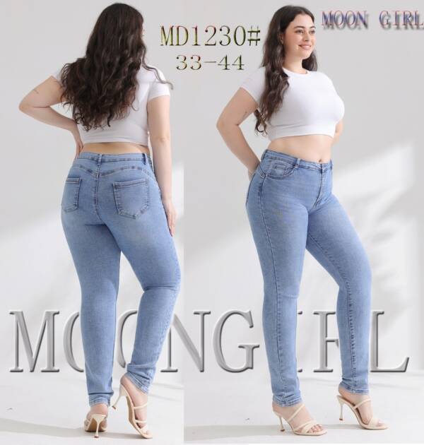 Spondnie damskie jeansy Roz 33-44, 1 Kolor Paczka 10 szt