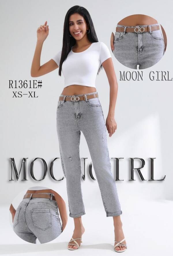 Spondnie damskie jeansy Roz XS-XL, 1 Kolor Paczka 10 szt 1