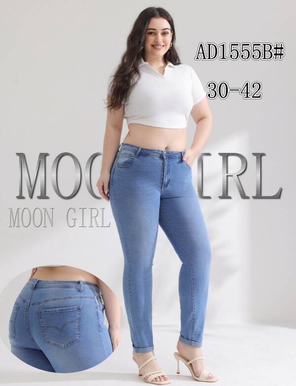 Spondnie damskie jeansy Roz 30-42, 1 Kolor Paczka 10 szt