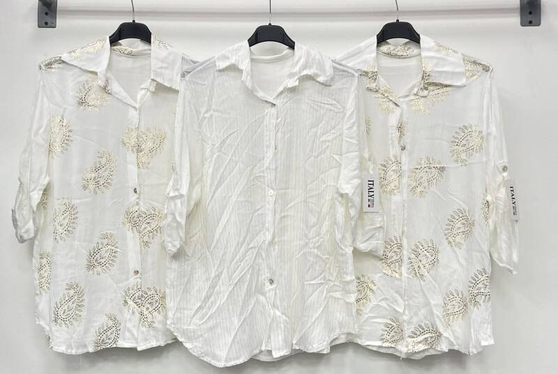 Koszule damskie (Włoskie produkt) Roz Standard, Mix Kolor Paczka 5 szt