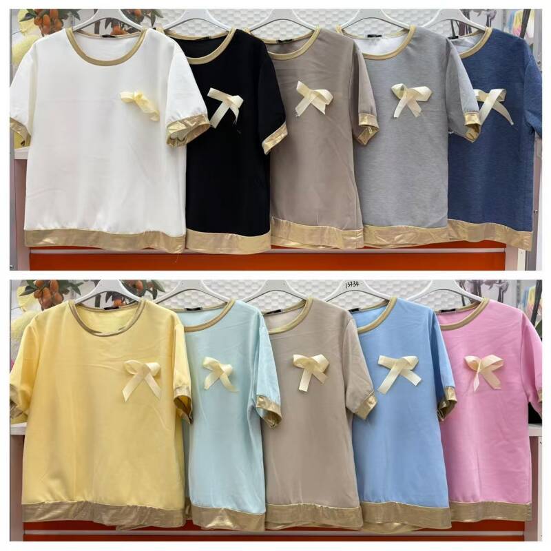 Bluzki damskie (Włoskie produkt) Roz Standard, Mix Kolor Paczka 5 szt