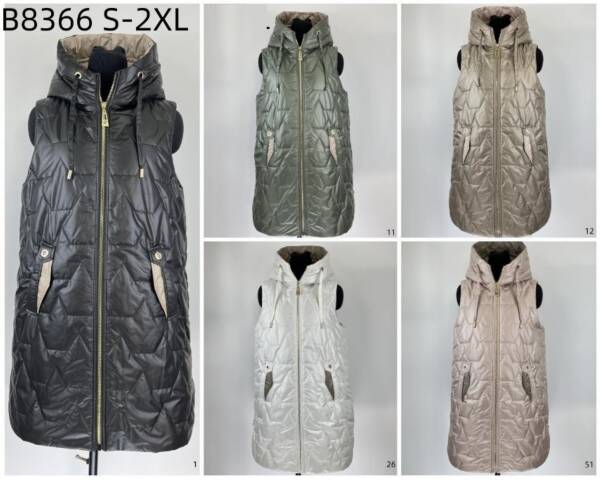 Kamizelka damkie Roz S-2XL, 1 Kolor Paczka 5 szt