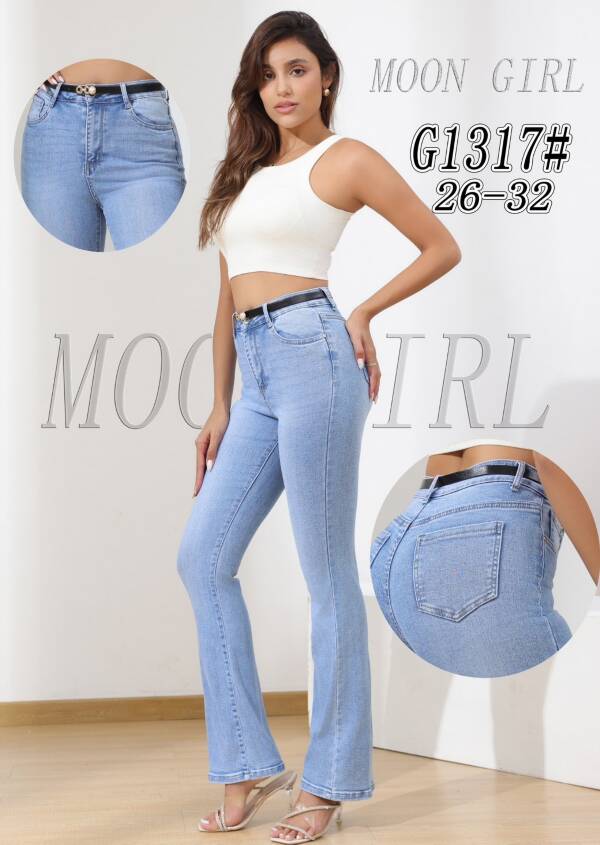 Spondnie damskie jeansy Roz 26-32, 1 Kolor Paczka 10 szt