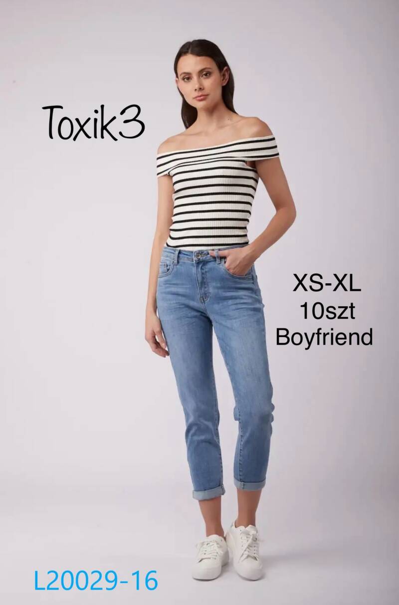 Spondnie damskie jeansy Roz XS-XL. 1 Kolor Paczka 10 szt