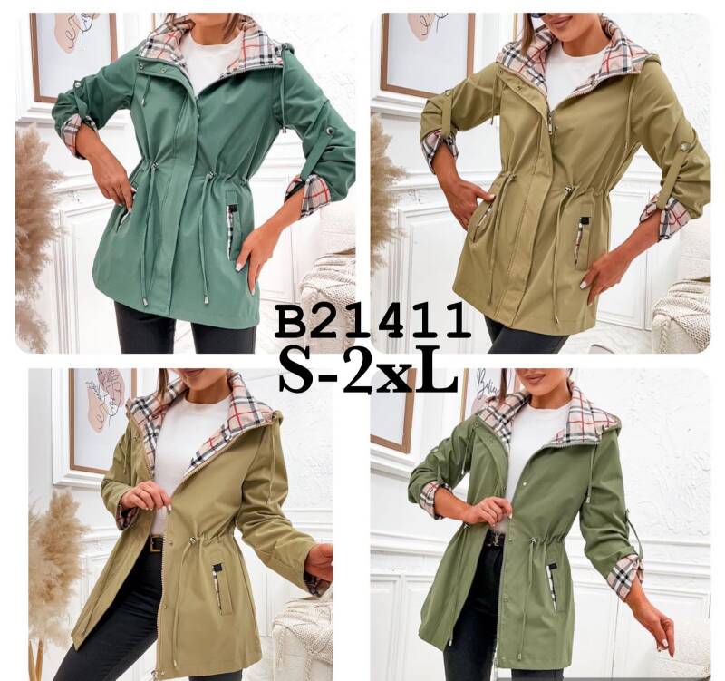 Kurtki damskie cienki Roz S-2XL, 1 Kolor Paczka 5 szt 1